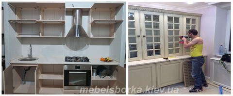 собрать мебель для кухни Киев