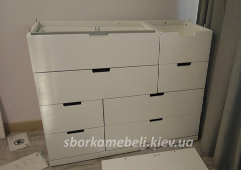 сборка мебели Икеа собрать комод икеа